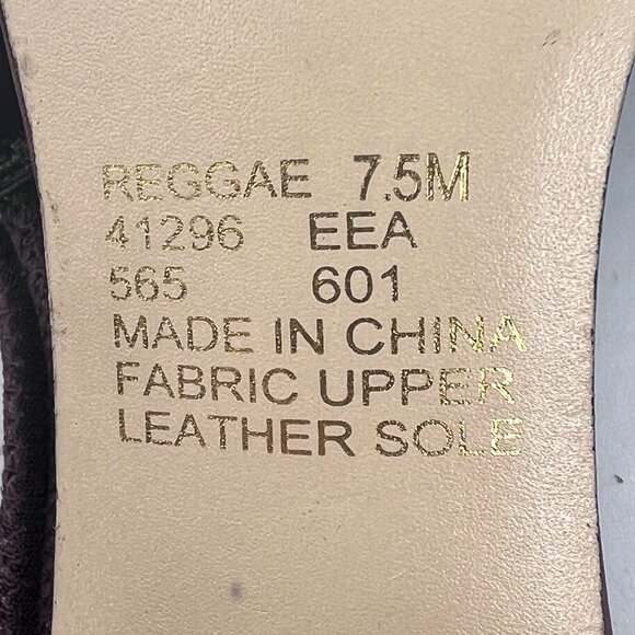 Apostrophe Reggae Embellished Brown Strappy Heels Shoe Womens 7.5M Beaded Detail - Picture 3 of 13